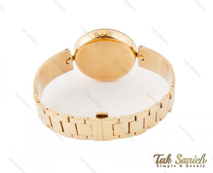 خرید آنلاین ساعت مچی ورساچه زنانه پالازو طلایی Versace-3488-L از فروشگاه تک ثانیه