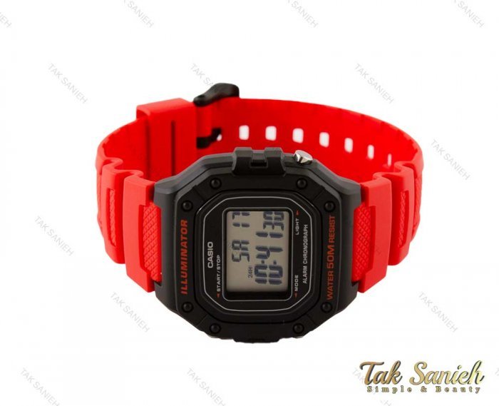 خرید آنلاین ساعت مچی هایکپی کاسیو دیجیتالی  بند قرمز Casio-3491-G