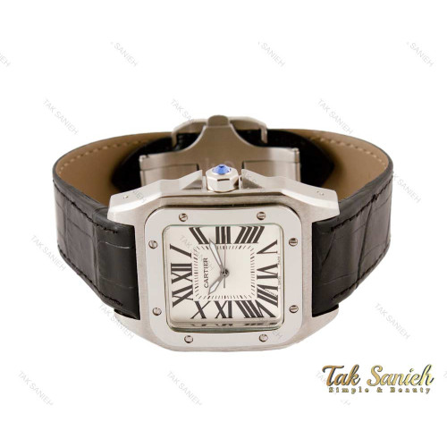 ساعت کارتیه مردانه سانتوس 100 مدل Cartier-3524-G