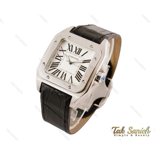 ساعت کارتیه مردانه سانتوس 100 مدل Cartier-3524-G