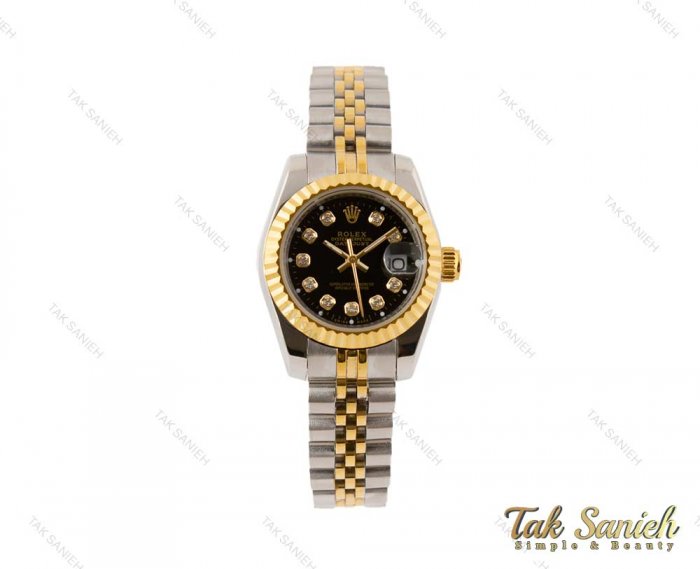 خرید آنلاین ساعت مچی رولکس زنانه هایکپی دیت جاست سایز کوچک Rolex-3531-S-L