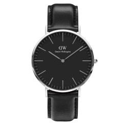 ساعت دنیل ولینگتون مردانه بندچرمی DW-3537-G
