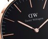 خرید ساعت دنیل ولینگتون مردانه بند چرمی قهوه ای سوخته DW-3539-G