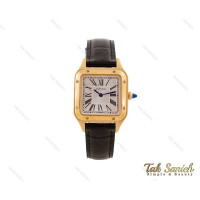 ساعت کارتیر سانتوس دومونت زنانه طلایی Cartier-3662-L