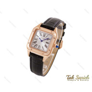 ساعت کارتیر سانتوس دومونت زنانه رزگلد Cartier-3664-L