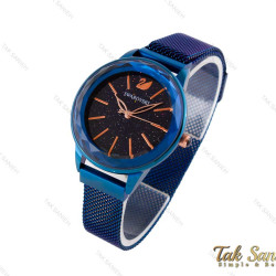 ساعت مچی سواروسکی زنانه آبی Swarovski-3678-L