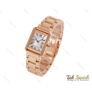 ساعت مچی کارتیه تانک زنانه دورنگین Cartier-3692-L
