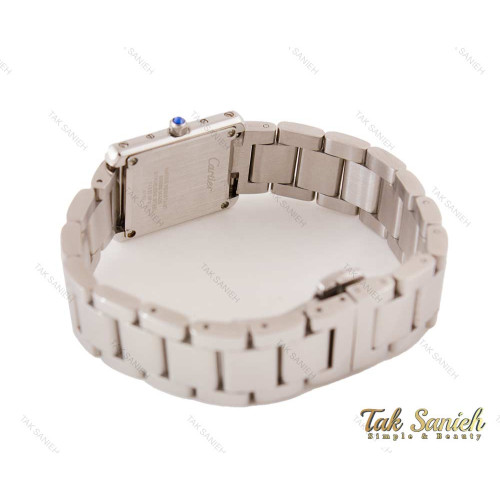 ساعت مچی کارتیه تانک دورنگین زنانه Cartier-3695-L