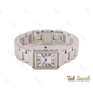 ساعت مچی کارتیه تانک دورنگین زنانه Cartier-3695-L