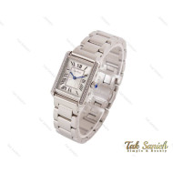 ساعت مچی کارتیه تانک دورنگین زنانه Cartier-3695-L