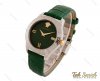 ساعت ورساچه زنانه بند چرم سبز Versace-3943-L