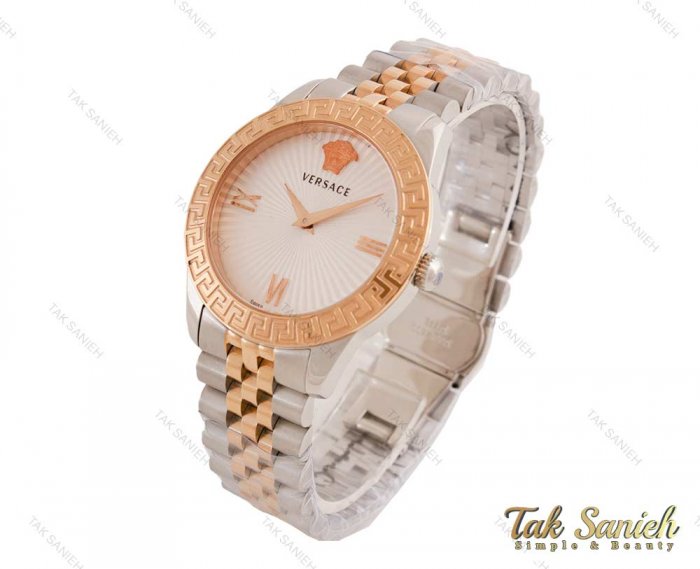 خرید ساعت ورساچه زنانه رزگلد نقره ای Versace-3948-L