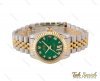 ساعت رولکس زنانه دیت جاست صفحه سبز Rolex-3980-L
