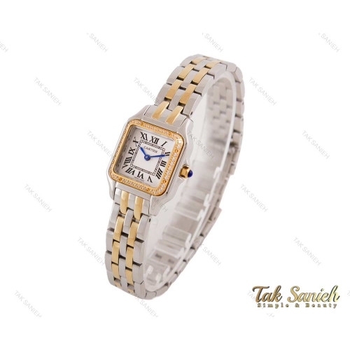 ساعت مچی کارتیه Panthere زنانه دورنگین سایز اسمال Cartier-3803-L