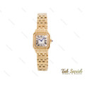 ساعت کارتیه زنانه Panthere طلایی نگین دار سایز اسمال Cartier-3806-L
