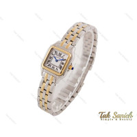ساعت مچی کارتیه زنانه Panthere دورنگ طلایی اسمال Cartier-3807-L