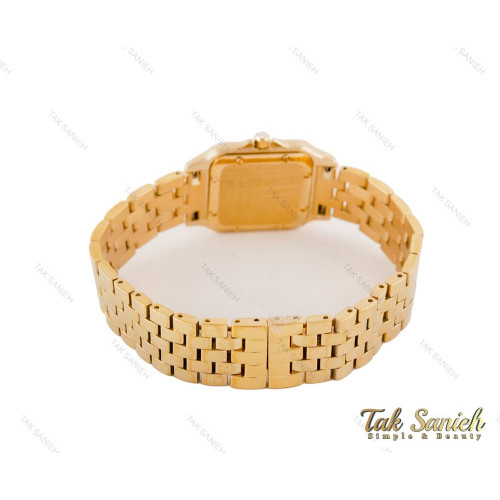 ساعت کارتیه زنانه Panthere نگین دار سایز مدیوم Cartier-3808-L