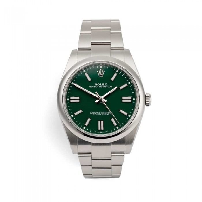 ساعت رولکس مردانه اویستر پرپچوال اتوماتیک سبز Rolex-4120-G