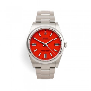 ساعت رولکس مردانه اویستر پرپچوال قرمز Rolex-4121-G