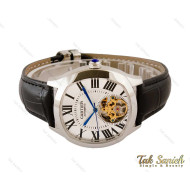 ساعت کارتیر مردانه Drive اتوماتیک سیلور مشکی Cartier-4128-G
