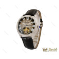 ساعت کارتیر درایو مردانه اتوماتیک بند چرمی توربیلون دار Cartier-4129-G