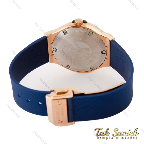 ساعت هابلوت زنانه نگین دار سرمه ای Hublot-4147-L