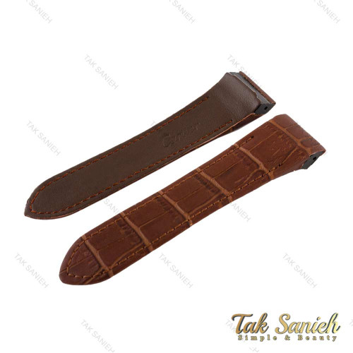 بند ساعت کارتیر سانتوس قهوه ای مردانه Cartier-Strap-4196-G