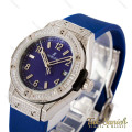ساعت هابلوت زنانه آبی سیلور فول نگین Hublot-4201-L