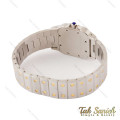 ساعت کارتیر سانتوس زنانه دو رنگ طلایی نقره ای Cartier-4218-L