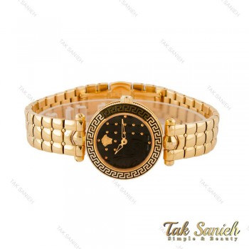 ساعت ورساچه زنانه طلایی مشکی Versace-4227-L