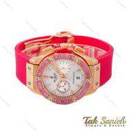 ساعت هابلوت زنانه دورنگین سرخابی Hublot-4437-L