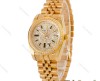 ساعت رولکس زنانه طلایی صفحه فول نگین Rolex-4452-L