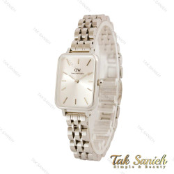 ساعت دنیل ولینگتون زنانه مستطیلی تمام نقره ای DW-4478-L