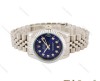 ساعت رولکس زنانه نقره ای صفحه سرمه ای متوسط Rolex-4528-M-L