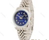 ساعت رولکس زنانه نقره ای صفحه سرمه ای Rolex-4528-M-L