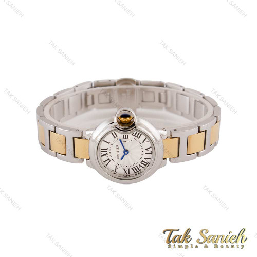 ساعت کارتیر بالن بلو زنانه طلایی نقره ای اسمال Cartier-4544-L