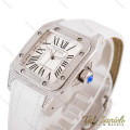 ساعت کارتیر سانتوس زنانه فول نگین سفید Cartier-4596-G