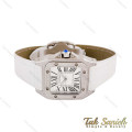 ساعت کارتیر سانتوس زنانه فول نگین سفید Cartier-4596-G