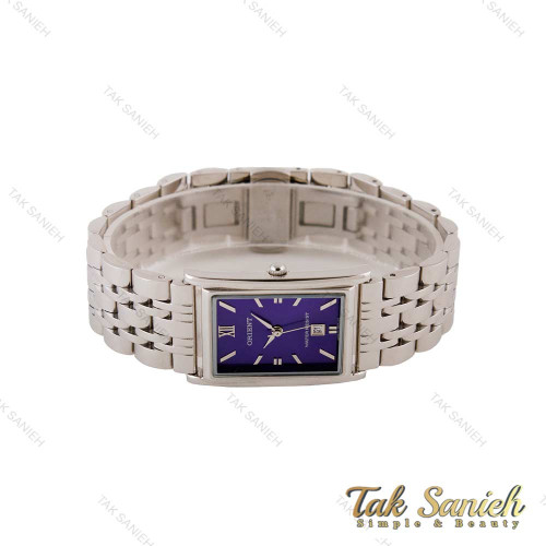 ساعت اورینت مردانه نقره ای صفحه سرمه ای Orient-5001-G