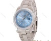 ساعت رولکس مردانه دیت جاست 2 نقره ای صفحه آبی Rolex-5006-G