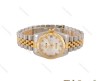 ساعت رولکس زنانه دو رنگ طلایی صفحه طرح دار ایندکس نگین Rolex-5030-M-L
