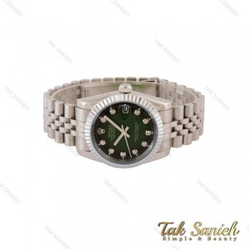 ساعت رولکس مردانه استیل صفحه سبز مشکی Rolex-5032-G