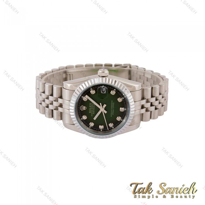 ساعت رولکس مردانه استیل صفحه سبز مشکی Rolex-5032-G