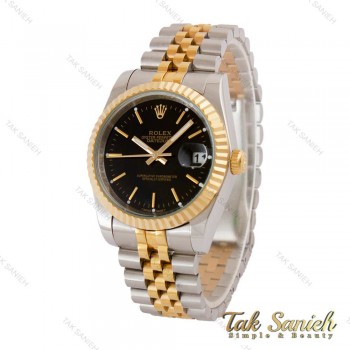 ساعت رولکس دورنگ طلایی ایندکس خط Rolex-5040-G