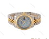 ساعت رولکس مردانه دورنگ طلایی صفحه صدف آبی صدفی Rolex-5041-G