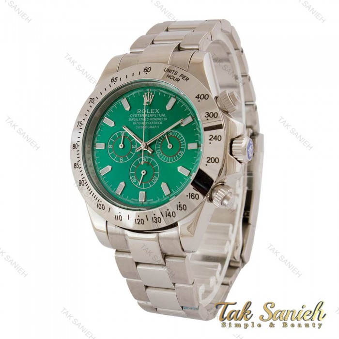 ساعت رولکس دیتونا مردانه استیل صفحه سبز Rolex-5233-G