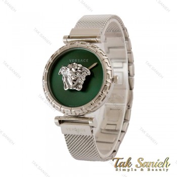 ساعت ورساچه زنانه سیلور صفحه سبز Versace-5254-L