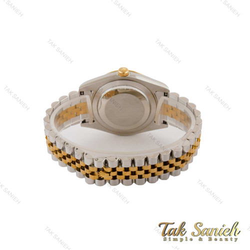 ساعت رولکس دیت جاست 2 مردانه دورنگ طلایی ویمبلدون Rolex-5353-G