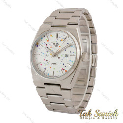 ساعت تیسوت PRX مردانه استیل صفحه سفید کهکشانی Tissot-5371-G