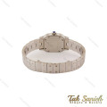 ساعت کارتیر سانتوس زنانه تمام استیل صفحه سبز Cartier-5391-L